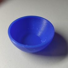 simple painting bowl quick tiny 3d print model - Mito3D