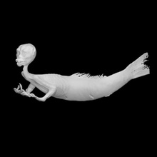 tritón escanear cuerpo criatura pez escultura estatua tradicional masculino torso cola mito 3d print model - Mito3D