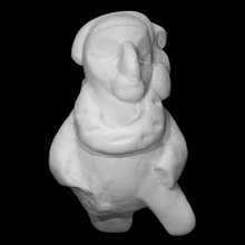 human shaped argila apito Varredura decoração fêmea figura humano masculino estatueta 3d print model - Mito3D