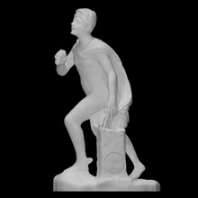 Mercure analyse corps figure Dieu homme sculpture statue marbre 3d print model - Mito3D