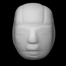 jade head scan decoration face human portrait stone deity jewerly ritual divine 3d print model - Mito3D
