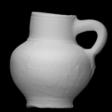 pottery jug scan vessel jar grey fixed ceramics earthenware cullen 3d print model - Mito3D