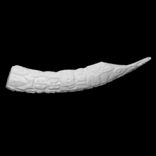 Zauberstab Scan Tier Knochen Carving Dekoration Gesicht traditionell Linderung Emotion Geweih Stamm Eskimo Karibu 3d print model - Mito3D