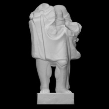 torso Eracle scansione antico figura eroe uomo marmo maschio nudo eracle mito frammento divine alcaeus 3d print model - Mito3D