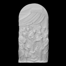 presentation temple scan limestone relief 3d print model - Mito3D