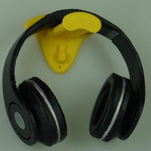 parete headphone stand gadgets elettronica concorso linus tech consigli cuffie design 3d print model - Mito3D