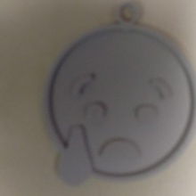 worried emoji 3d print model - Mito3D