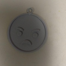 kızgın emoji 3d print model - Mito3D