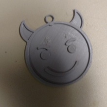 devil emoji 3d print model - Mito3D