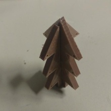 mini Natal árvore 3d print model - Mito3D
