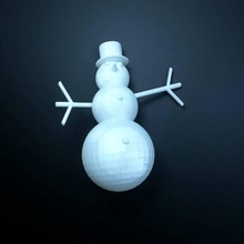 neve uomo divertimento pupazzo inverno vacanze vacanza pupazzi 3d print model - Mito3D