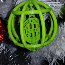 Noel ağaç ampul asse Bahçe Boule 3d print model - Mito3D