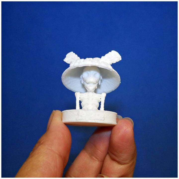 la Catrina Bahçe stl Meksika kafatası ölülerin Günü Diadelosmuertos tatil 3D print model - Mito3D