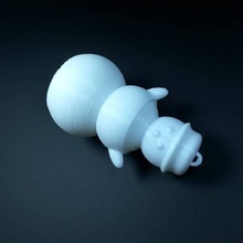 dancing snowman 3d print model - Mito3D