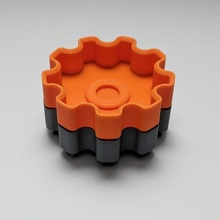 Zahn Stapeln Boxen Box Container Veranstalter Lager Tablett Vase Caddie 3d print model - Mito3D