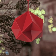 poligon t 2 educación Navidad árbol polígono decoración 3d print model - Mito3D