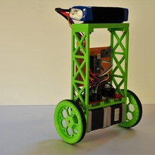 ballancing bot Cadre Youtube Didacticiel segway roue 2 3d print model - Mito3D