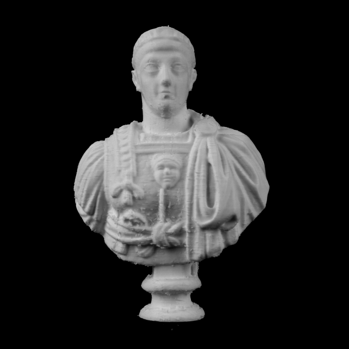 teodosio ii louvre lens francia scan 3D print model - Mito3D