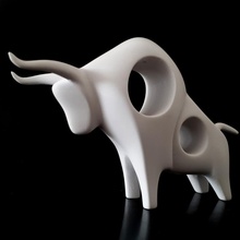 touro jardim animal arte vaca escultura matador 3d print model - Mito3D