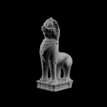 lion guimet museum paris scan 3d print model - Mito3D