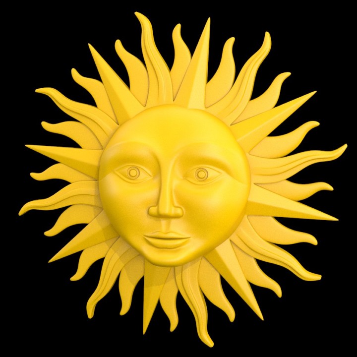 sun & garden 3D print model - Mito3D