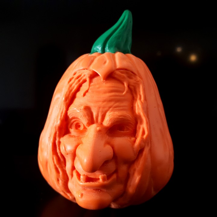 pumpkin witch & garden pumpkinwitch 3D print model - Mito3D
