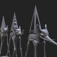 Dali Elefant 3d print model - Mito3D