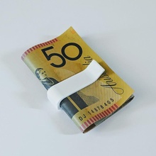 semplice i soldi clip titolare supporto graffetta per fogli Stazionario denaro contante 3d print model - Mito3D