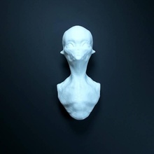 extraterrestre Arte escultura 3d print model - Mito3D