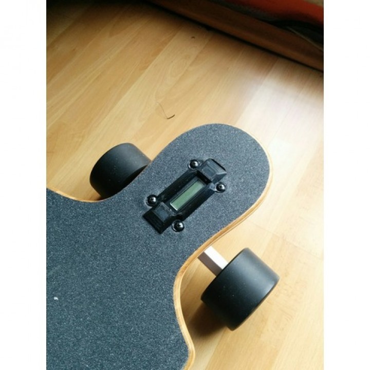 electric skateboard - battery indicator cover e-skate longboard esk8 loangboard 3D print model - Mito3D