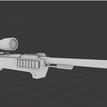 sniper Modell 3d print model - Mito3D