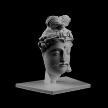 cabeça bodhisattva maitreya museu guimet paris scan 3d print model - Mito3D