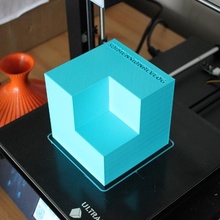 logo cube 3dimensionalvlog 3d print stl model redy 3d print model - Mito3D