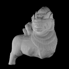 lion porter cavalier musée guimet paris numérisation 3d print model - Mito3D