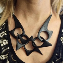organic pendant necklace jewelery womens 3d print model - Mito3D