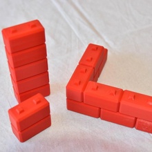 lock blocks toys stacking 3d print model - Mito3D