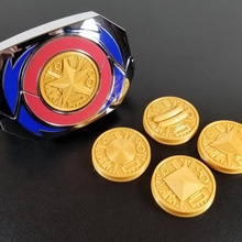 héritage Maître morpher zeo pièces monnaie accessoires cosplay soutenir ranger Puissance rangers sentai mégazord 3d print model - Mito3D