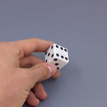 dice die fast fun game piece working character 3d print model - Mito3D