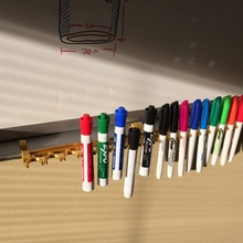 snappy dry erase marker holder office whiteboard dryerase 3d print model - Mito3D