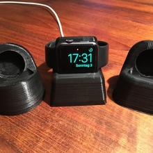 elma izlemek 360 Doluyor rıhtım 3 tasarımlar 38mm 42mm versiyon gadget'lar elektronik ayakta durmak Applewatch 3d print model - Mito3D