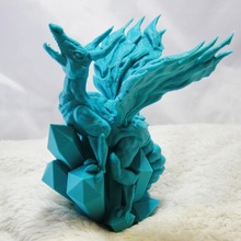 licuadora juguetes juegos criatura continuar fantasía figurilla monstruo mítico escultura cristal indefenso soporte libre mesa 3d print model - Mito3D