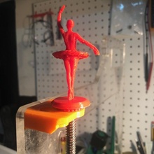 dancing ballerina z-rod build 3d printer 3d print model - Mito3D