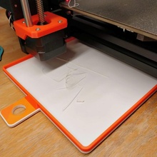 scrap plate prusa i3 mk3 build 3d printer clean i3mk3 3d print model - Mito3D