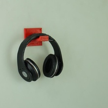 wall mounted headphone holder gadgets & electronics competition-linus-tech-tips-headphone-design 3d print model - Mito3D