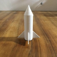 copy 1st rocket tinkercad 3d print model - Mito3D