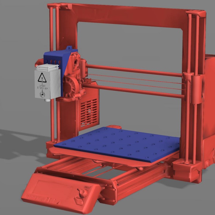 laser plataforma prusa mk3 Construir 3d impressora prusai3mk3 PRUSA original prusamk3 3D print model - Mito3D