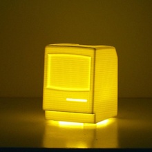 macintosh classic ii led tea light holder candle mac 3d print model - Mito3D