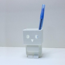 tofubot bolígrafo estante soporte mini plantador robot 3d print model - Mito3D