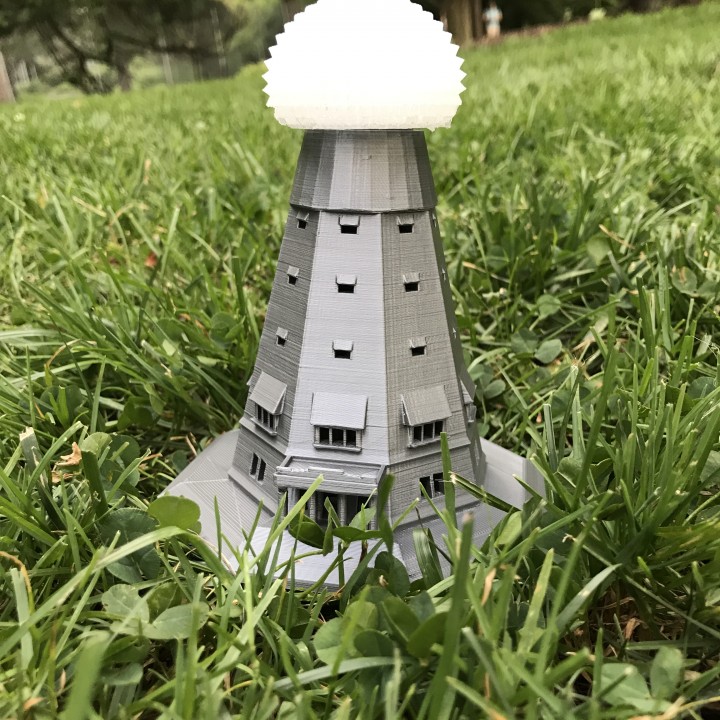 Wardenclyffe kule Tesla 3D print model - Mito3D