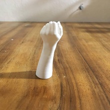 puño anatomía mano brazo 3d print model - Mito3D